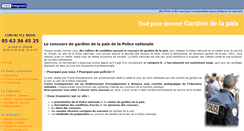 Desktop Screenshot of devenir-gardien.fr