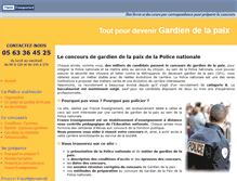 Tablet Screenshot of devenir-gardien.fr
